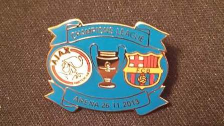 значок Ajax-Barcelona  №0467 