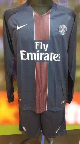 форма Paris SG  длинный рукав  2016-2017  домашняя