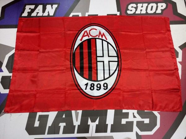 флаг AC Milan  150 см х 90 см
