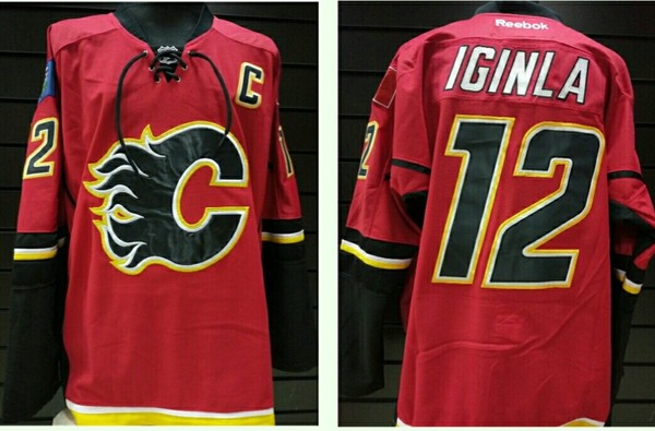 свитер хоккейный Calgary Flames №12 IGINLA