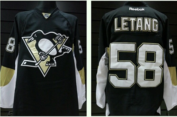 свитер хоккейный Pittsburgh Penguins №58 LETANG