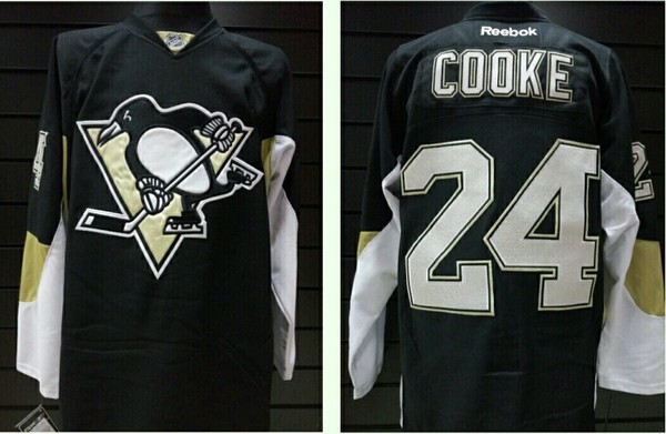 свитер хоккейный Pittsburgh Penguins №24 COOKE