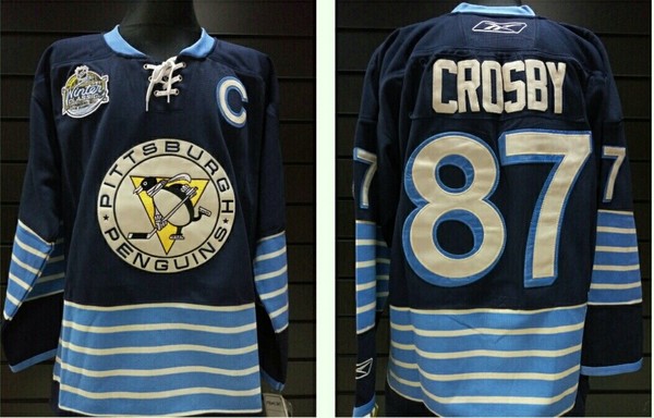 свитер хоккейный Pittsburgh Penguins №87 CROSBY