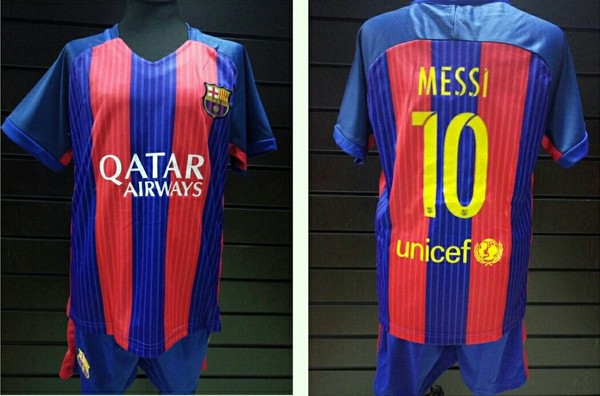 форма детская Barcelona №10 MESSI   2016-2017