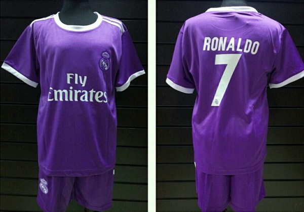 форма детская Real Madrid №7  гостевая  2016-2017