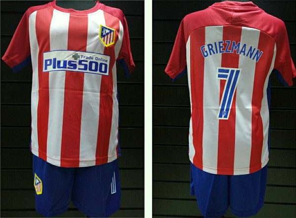 форма детская Atletico Madrid №7 GRIEZMANN  2016-2017