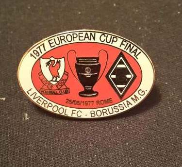 значок Liverpool-Borussia M.G.(№0416)