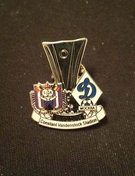 значок Anderlecht-Dynamo Moscow(№0410)