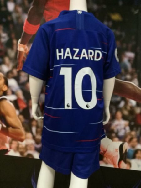 форма детская Chelsea №10 HAZARD   2018-2019  домашняя