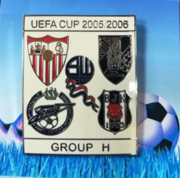 значок  UEFA CUP Group H  №0639 