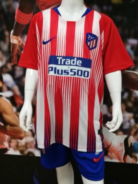форма детская Atletico Madrid №7 GRIEZMANN  домашняя  2018-2019