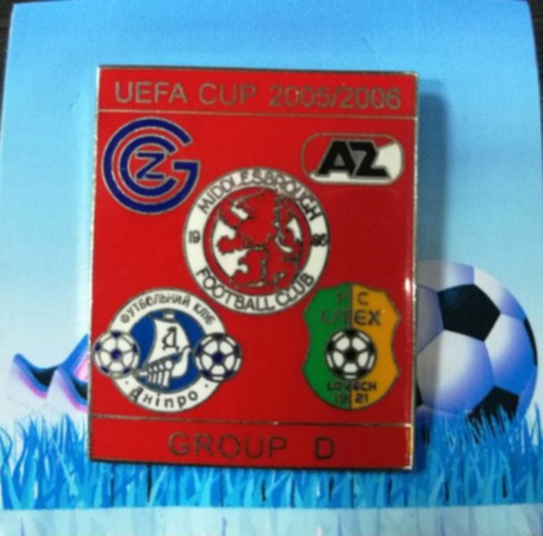 значок UEFA Cup Group D  №0637 