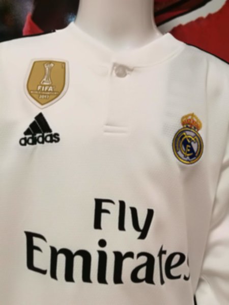 форма детская длинный рукав Real Madrid  2018-2019  домашняя