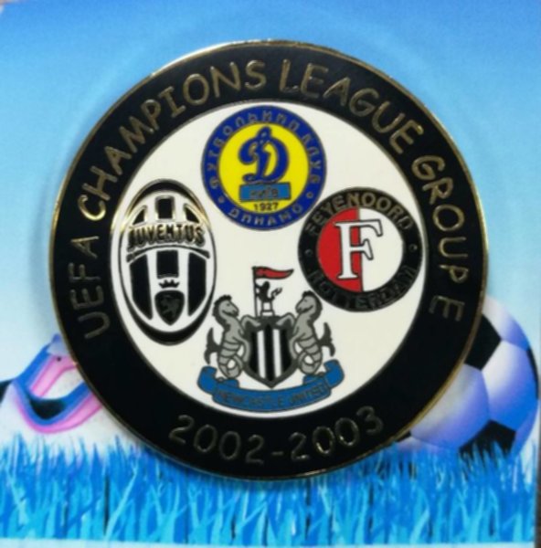 значок (№0638)UEFA Champions League Group E