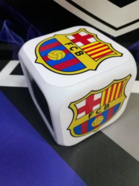  часы с LED Barcelona  8 х 8 х 8см