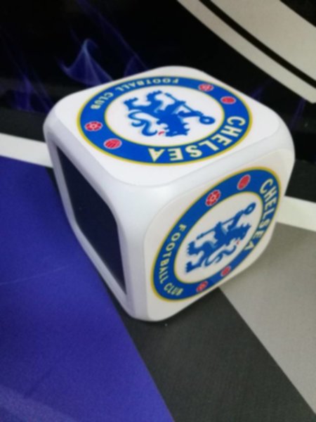 часы с LED Chelsea  8х8х8см