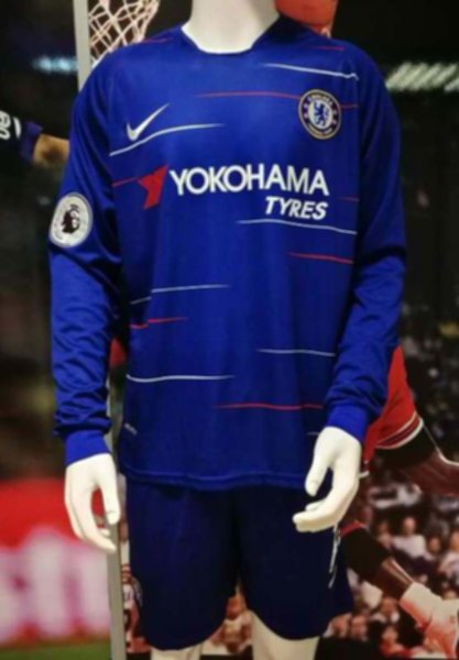форма Chelsea  длинный рукав №10 HAZARD  домашняя  2018-2019