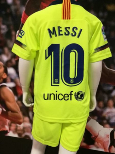 форма детская Barcelona №10 Messi  2018-2019  гостевая