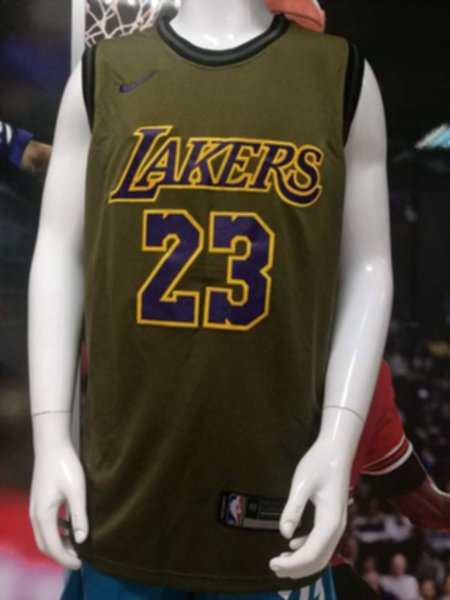 майка баскетбольная Los Angeles Lakers №23 JAMES  nike