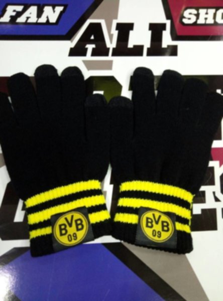 перчатки вязанные сенсорные Borussia Dortmund  