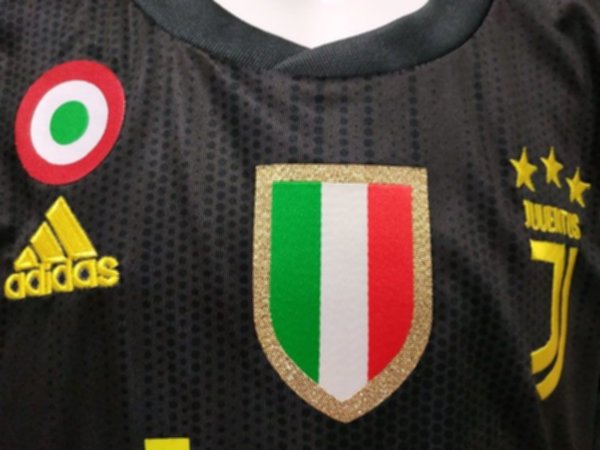 форма детская Juventus №7 Ronaldo  длинный рукав  резервная  2018-2019