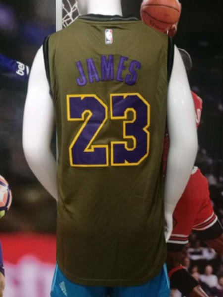 майка баскетбольная Los Angeles Lakers №23 JAMES  nike