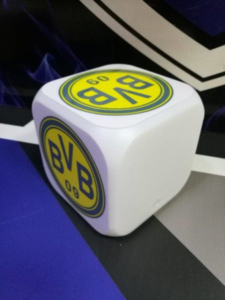 часы с LED Borussia Dortmund 8 х 8 х 8см
