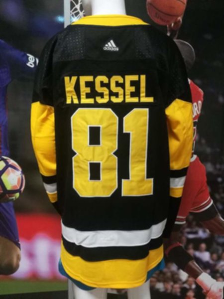 свитер хоккейный Pittsburgh Penguins №81 KESSEL  adidas