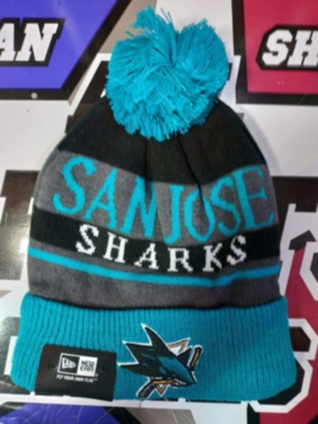 шапка San Jose Sharks  new era  акрил 100%