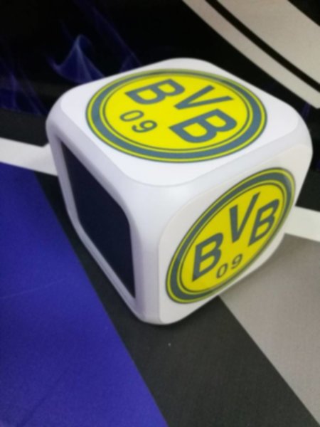 часы с LED Borussia Dortmund 8 х 8 х 8см