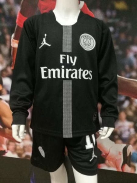 форма детская Paris SG №10 NEYMAR длинный рукав  2018-2019