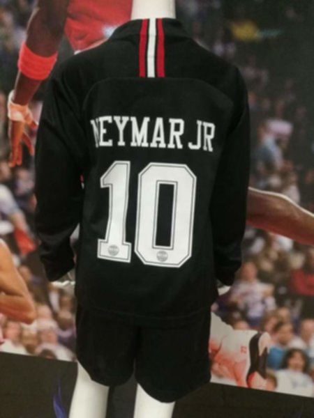 форма детская Paris SG №10 NEYMAR длинный рукав  2018-2019
