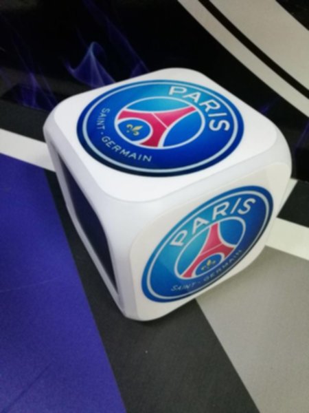 часы с LED Paris SG  8х8х8см