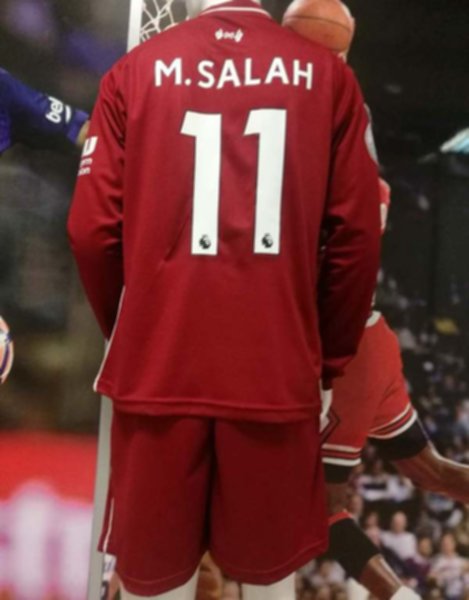 форма Liverpool  длинный рукав  №11 M.SALAH  2018-2019 домашняя