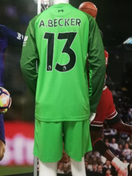 форма  вратарская Liverpool №13 A.BECKER