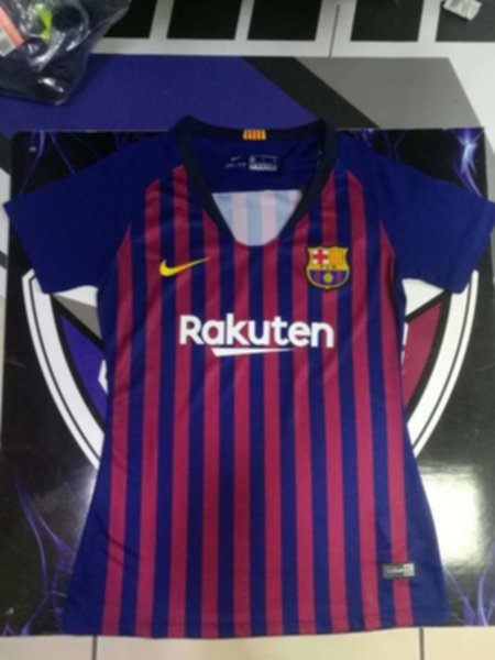 майка женская Barcelona  2018-2019  домашняя
