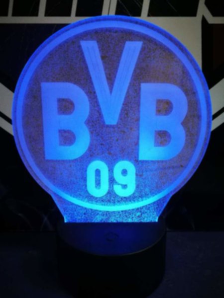 светильник LED Borussia Dortmund  19см х 15см х 4см