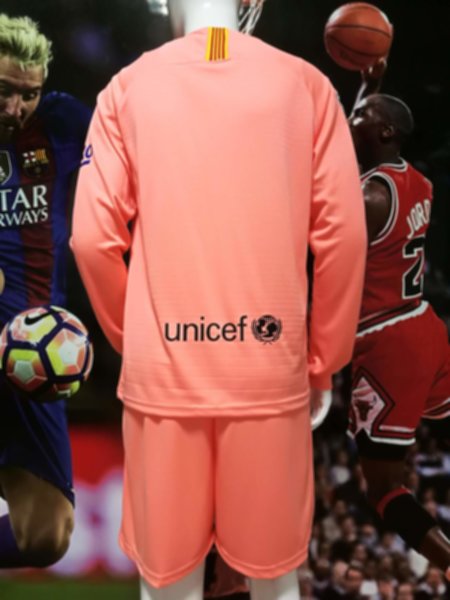 форма Barcelona   длинный рукав   2018-2019  резервная