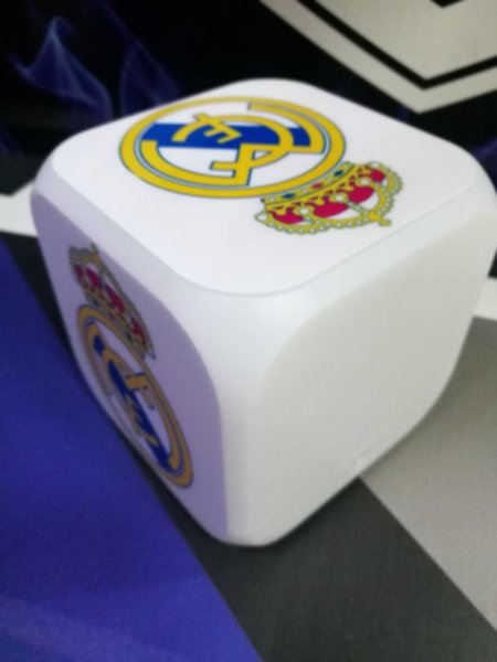 часы с LED Real Madrid  8х8х8см