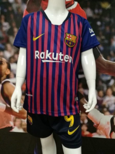 форма детская Barcelona№9 SUAREZ  2018-2019  домашняя
