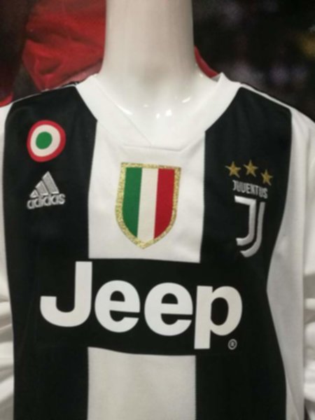 форма детская Juventus №7 RONALDO  длинный рукав  2018-2019