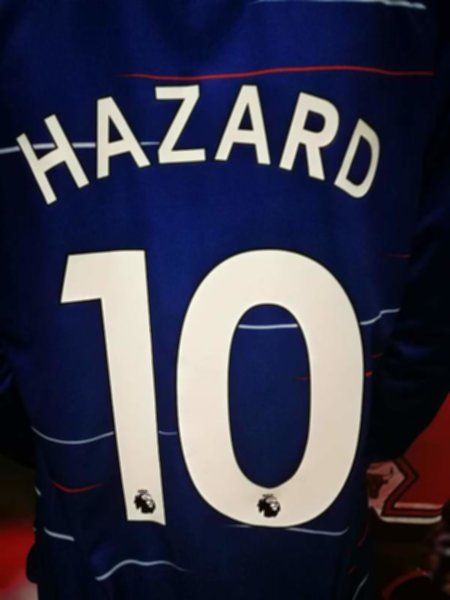 форма Chelsea  длинный рукав №10 HAZARD  домашняя  2018-2019