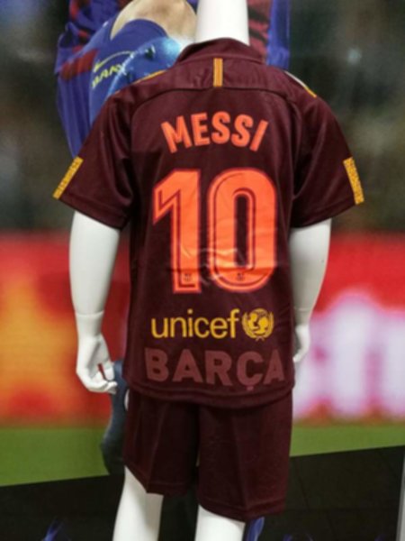форма детская Barcelona №10 MESSI  резервная  2017-2018