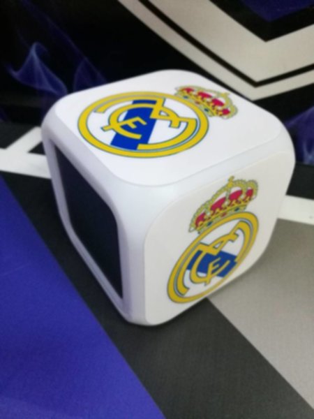 часы с LED Real Madrid  8х8х8см