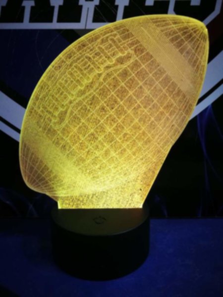 светильник LED мяч  американский футбол  19см х 15см х 4см
