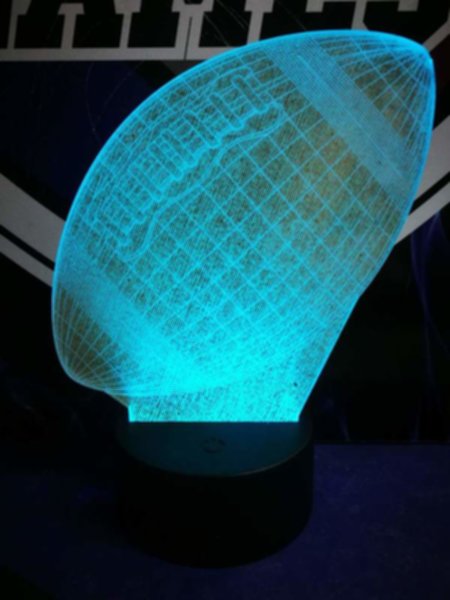 светильник LED мяч  американский футбол  19см х 15см х 4см
