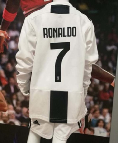 форма детская Juventus №7 RONALDO  длинный рукав  2018-2019