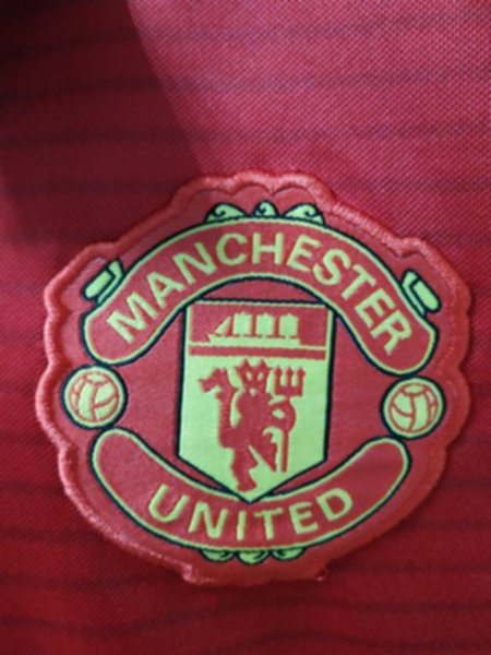 форма детская Manchester United №6 Pogba  длинный рукав  домашняя  2018-2019
