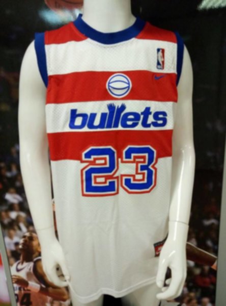майка баскетбольная  ретро Washington Bullets №23 JORDAN  nike 