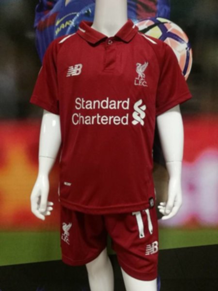 форма детская Liverpool №11 SALAH  2018-2019